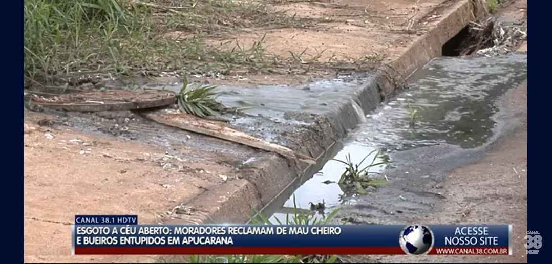 Esgoto a céu aberto moradores reclamam de mau cheiro e bueiros