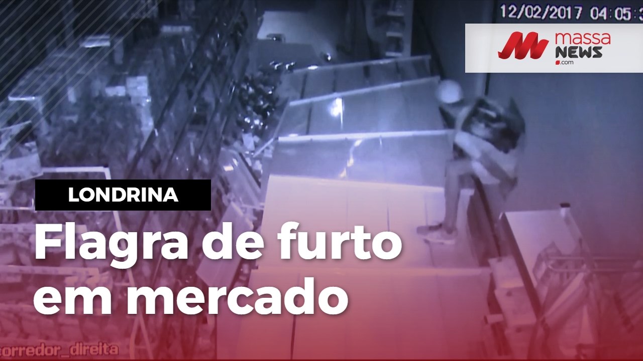 Bandidos abrem buraco em parede e ‘fazem a limpa’ em mercado