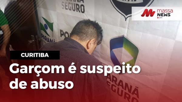 Garçom é preso suspeito de abusar de duas meninas dentro de restaurante