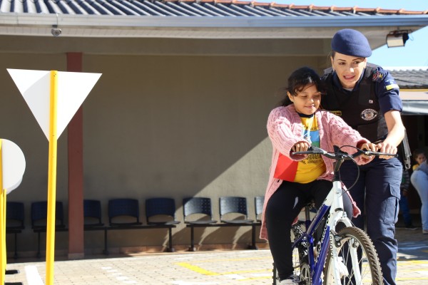 Guarda Municipal realiza projeto de trânsito com alunos das Escolas Municipais