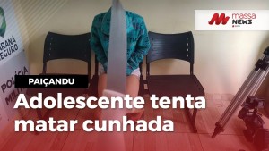 Jovem é apreendida suspeita de tentar matar cunhada a facadas