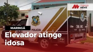 Idosa morre ao ser atingida por elevador em um sobrado