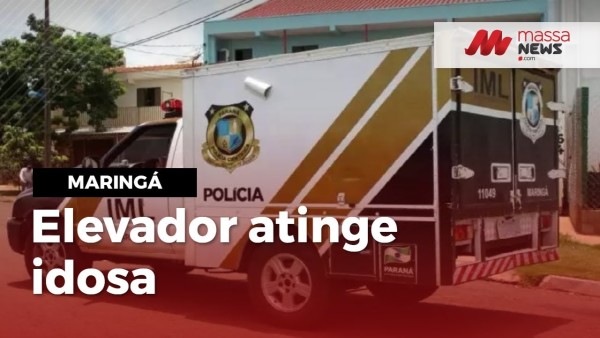 Idosa morre ao ser atingida por elevador em um sobrado
