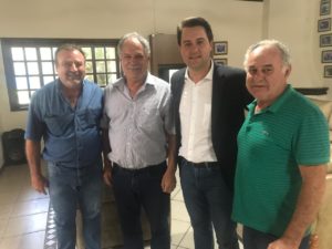 Prefeito Ditão de Jandaia visita Governador Eleito Ratinho Junior