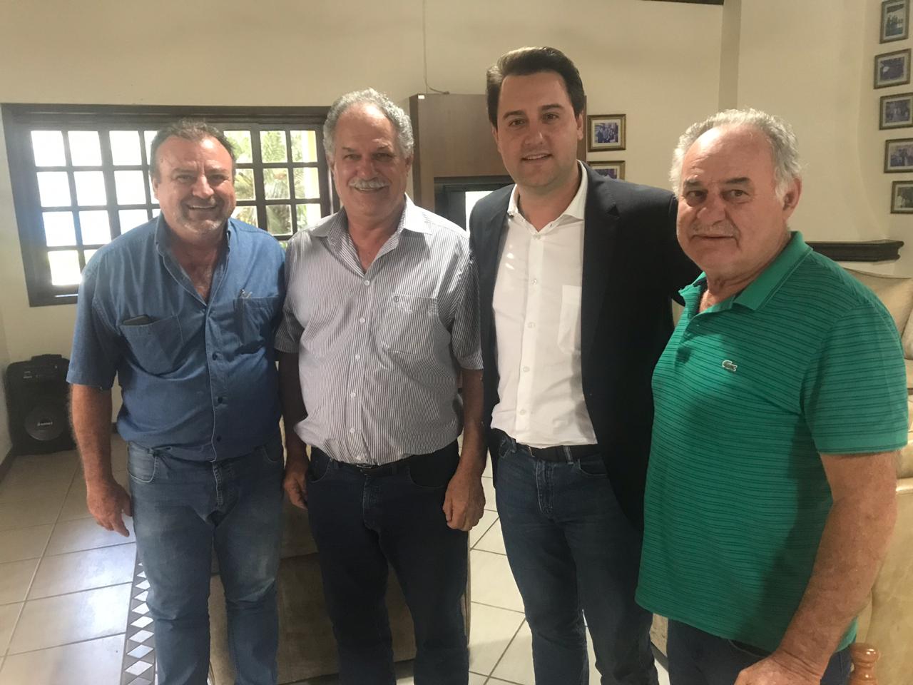 Prefeito Ditão de Jandaia visita Governador Eleito Ratinho Junior
