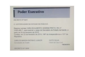 Após-renunciar-mandato-Beto-Preto-é-nomeado-secretário-da-saúde-do-Paraná