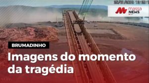 Câmera flagra momento em que a barragem de Brumadinho se rompeu