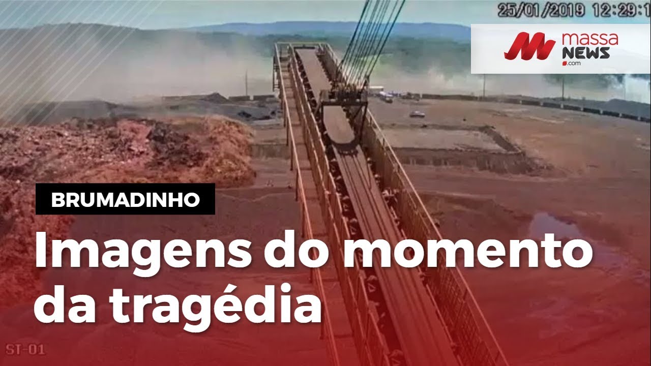 Câmera flagra momento em que a barragem de Brumadinho se rompeu