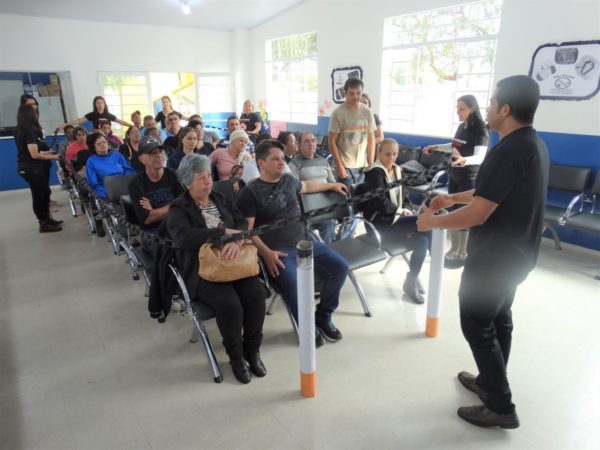 Grupo de tabagismo 4º encontro é realizado no 18 Horas do Conjunto Petrópolis