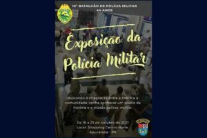EXPOSIÇÃO DA POLÍCIA MILITAR NO SHOPPING CENTRO NORTE