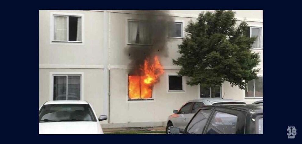 Fogo em apartamento assusta moradores de edifício em Arapongas   38 NEWS