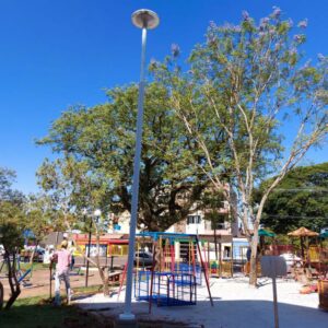Jandaia promove melhorias na praça da Igreja Matriz