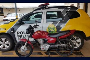 PM de Jandaia do Sul apreende motocicleta após infração de trânsito