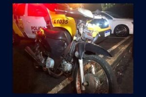 Tenente Ricardo fala sobre recuperação de moto logo após o furto e prisão do ladrão em Apucarana   03