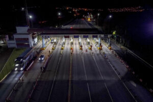 27.11.2021   Fim das concessões rodoviárias no Paraná   praça de pedagio de Jataizinho.Foto Leonardo Sguarezi/AEN