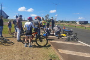 Ciclista é atropelado na BR 369 próximo à Colônia Esperança