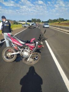 Identificado motociclista de Apucarana que morreu em acidente neste sábado na BR 376