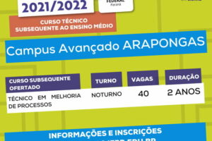 IFPR de Arapongas abre inscrições para curso gratuito