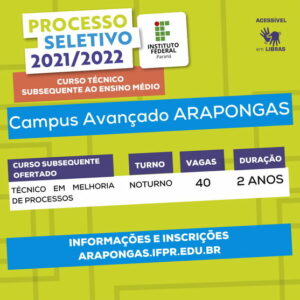 IFPR de Arapongas abre inscrições para curso gratuito