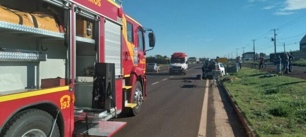 Acidente envolvendo dois carros é registrado na PR 444