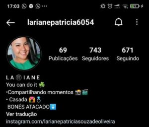 Apucaranense tem conta do Instagram invadida e sofre ameaça