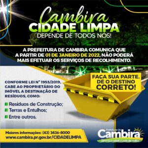 cambira cidade limpa