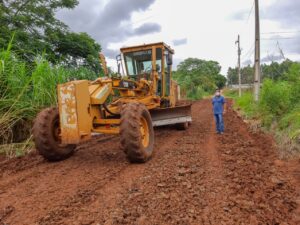 Cambira: Prefeito em exercício “Fabinho da Ambulância” foi ver de perto as melhorias na Estrada do Coqueirinho