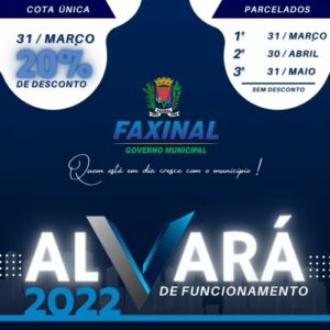 faxinal alvará