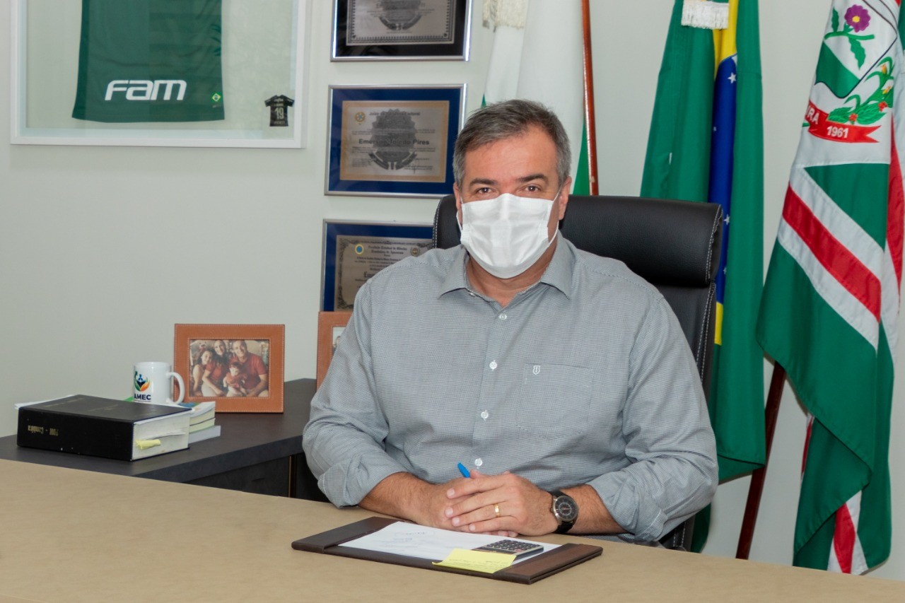 Prefeito Toledo testa positivo para Covid 19