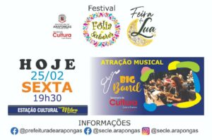 Folia de Sabores: Começa hoje grade cultural de Festival Gastronômico na Feira da Lua em Arapongas
