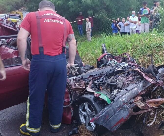 Identificadas as quatro pessoas que morreram na PR 218