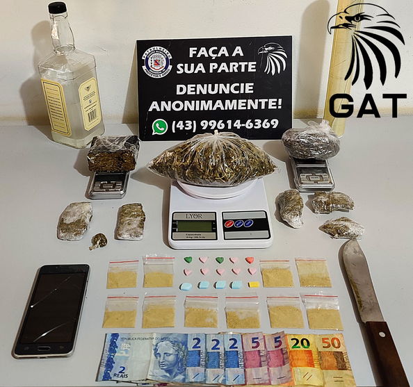 Jovem é preso por tráfico de drogas sintéticas em Arapongas