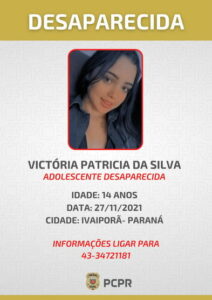 Victória Patricia da Silva, 14 anos