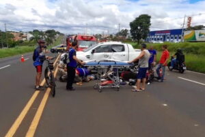 BR 369: 3 vítimas ficam feridas após acidente em Arapongas