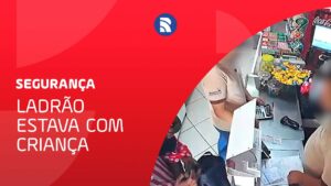Com criança no colo, homem assalta padaria em Londrina – Vídeo