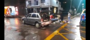 Duas mulheres ficam feridas em acidente no centro de Arapongas