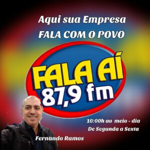 Fernando Ramos, O FALA POVO, na FM 87,9 – Os bons tempos do rádio voltaram!!