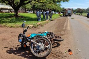 Motociclista fica em estado grave após batida em Jardim Alegre