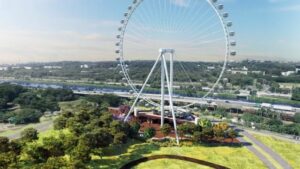 Começa montagem da maior roda-gigante da América Latina em parque de SP