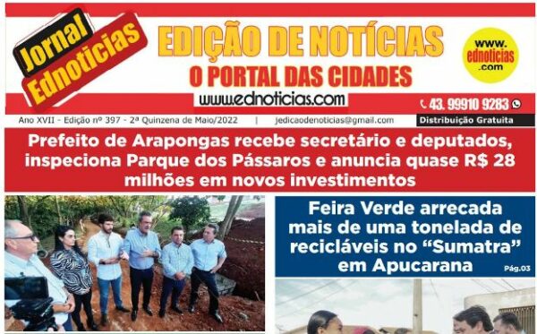 Saiu…Edição Impressa 397