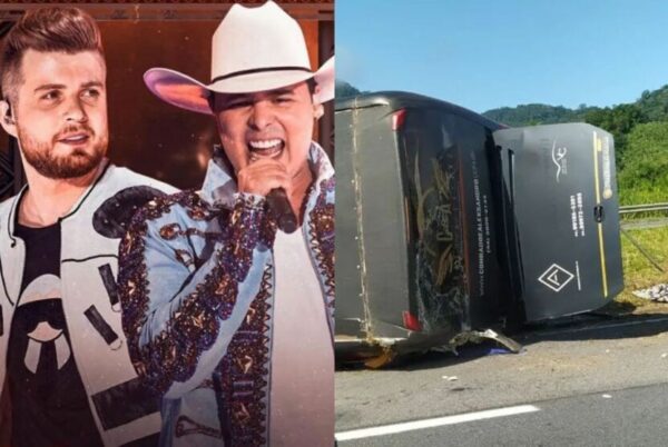 Acidente com ônibus da dupla sertaneja Conrado e Aleksandro deixa seis mortos