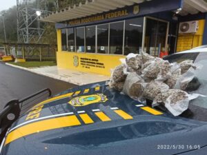 Adolescente que levava drogas para o RJ é apreendida no PR