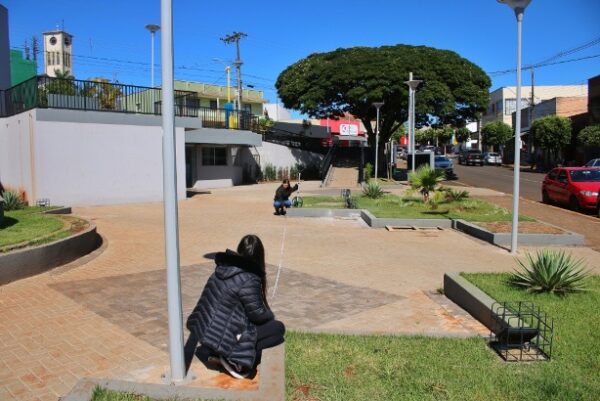 Prefeitura de Cambira faz levantamento da Avenida Brasil