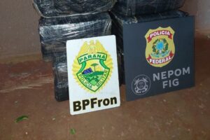 BPFRON e PF apreendem 263 kg de drogas em Foz do Iguaçu