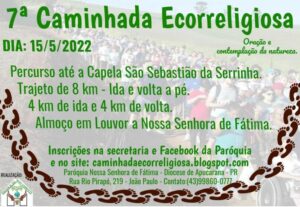 caminhada ecorreligiosa