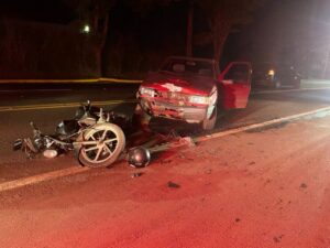 Motociclista morre ao bater contra Uno em Apucarana
