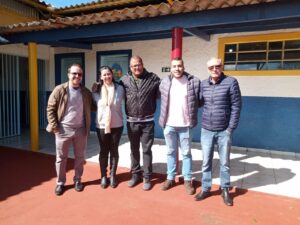 Vice-prefeito e secretário da Saúde de Arapongas visitam região do Novo Mundo