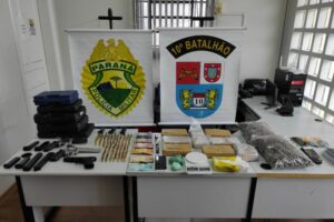 PM desmantela operação do tráfico de drogas em Apucarana