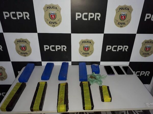 Operação policial intercepta entrega de 6 kg de maconha em Faxinal