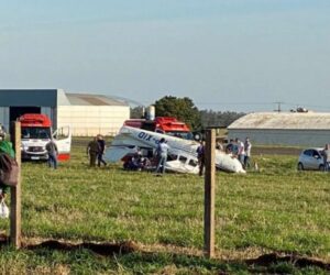 Queda de avião em Arapongas deixa um morto e dois feridos; Matéria Atualizada – Vídeo